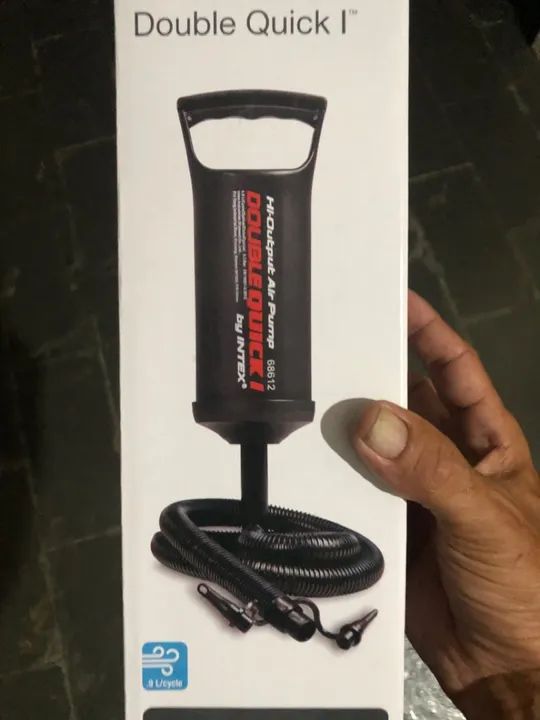 Bomba de Ar Dupla Rápida Intex - Foto 2