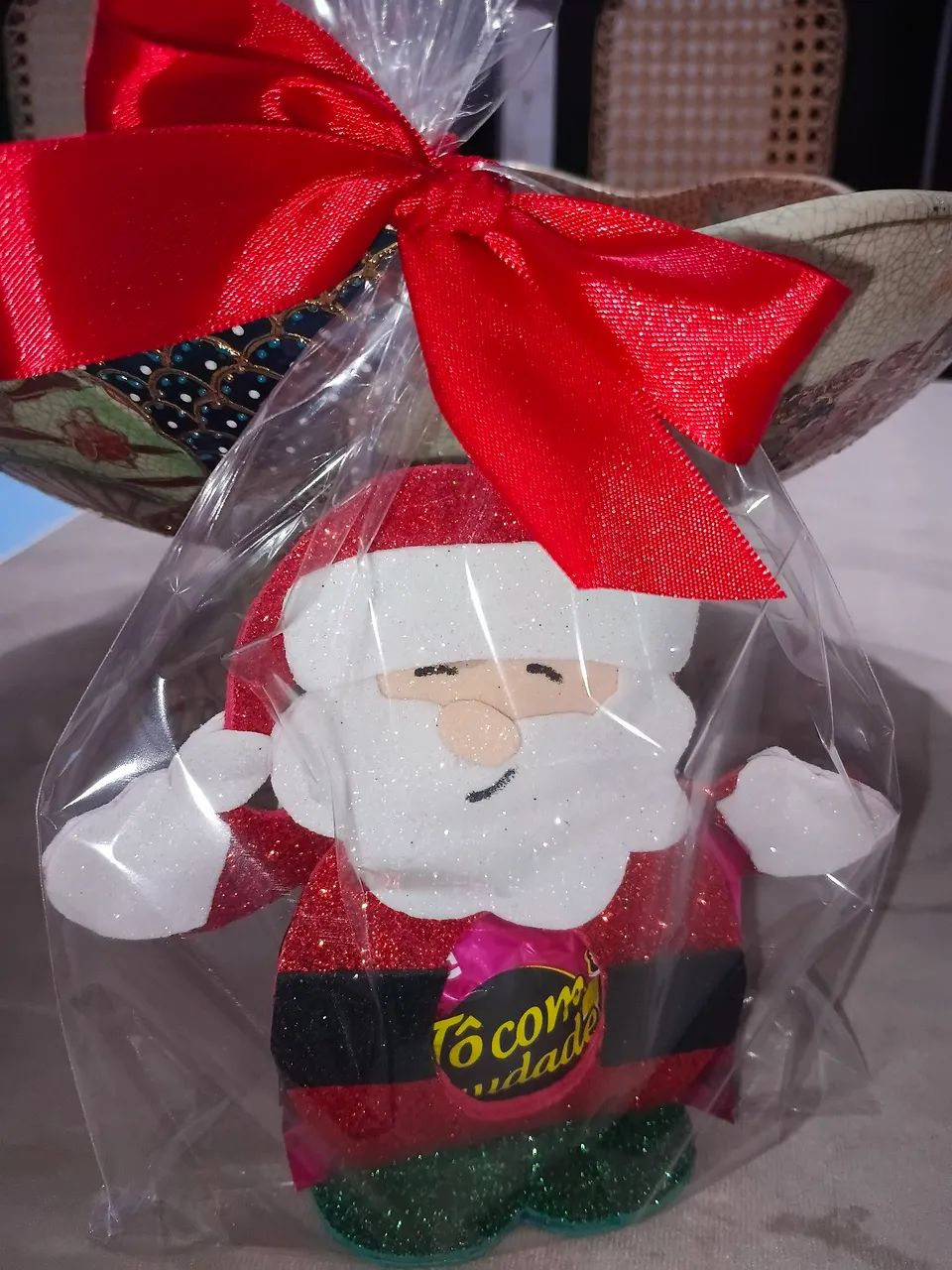 PAPAI NOEL PORTA BOMBOM NATALINO