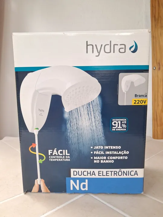Chuveiro Eletronico Hydra - Novo - Econômico e Prático