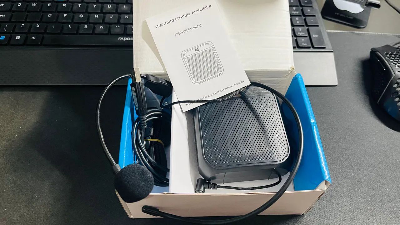 Microfone - Amplificador Portátil para Professor com Microfone - Foto 3