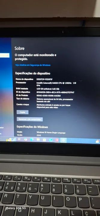 Computador Intel Celeron N4000 - Semi novo - Foto 2