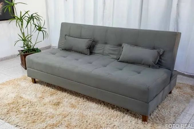 Sofá Cama 3 lugares cinza - Novo ENTREGA HOJE !!! 