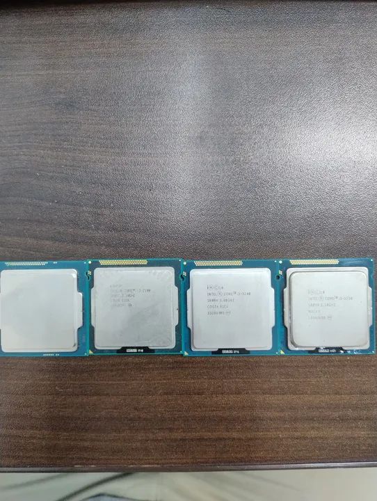 Lote de 4 Processadores Intel Core i3