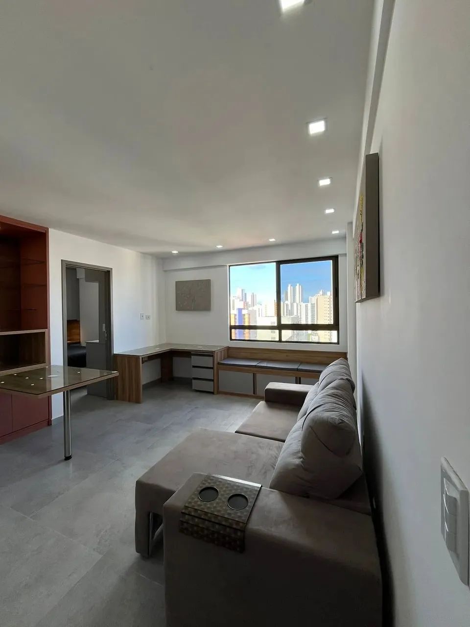 APARTAMENTO PARA LOCAÇÃO EM BOA VIAGEM PREDIO NOVO PERTO DO SHOPPING RECIFE 1 QUARTO TODO 