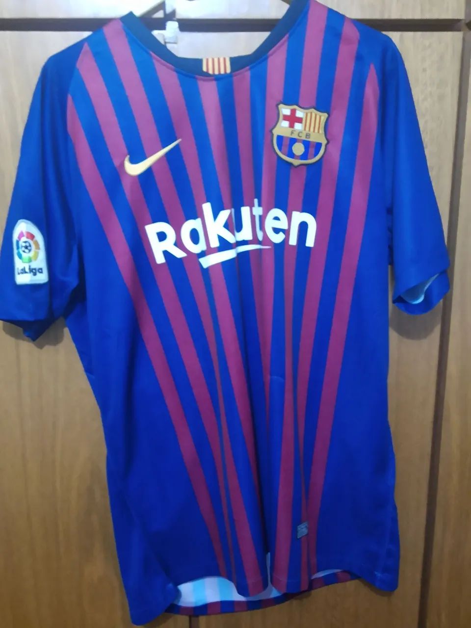 Camisa de Futebol Barcelona - Rakuten - Tamanho M - Foto 2