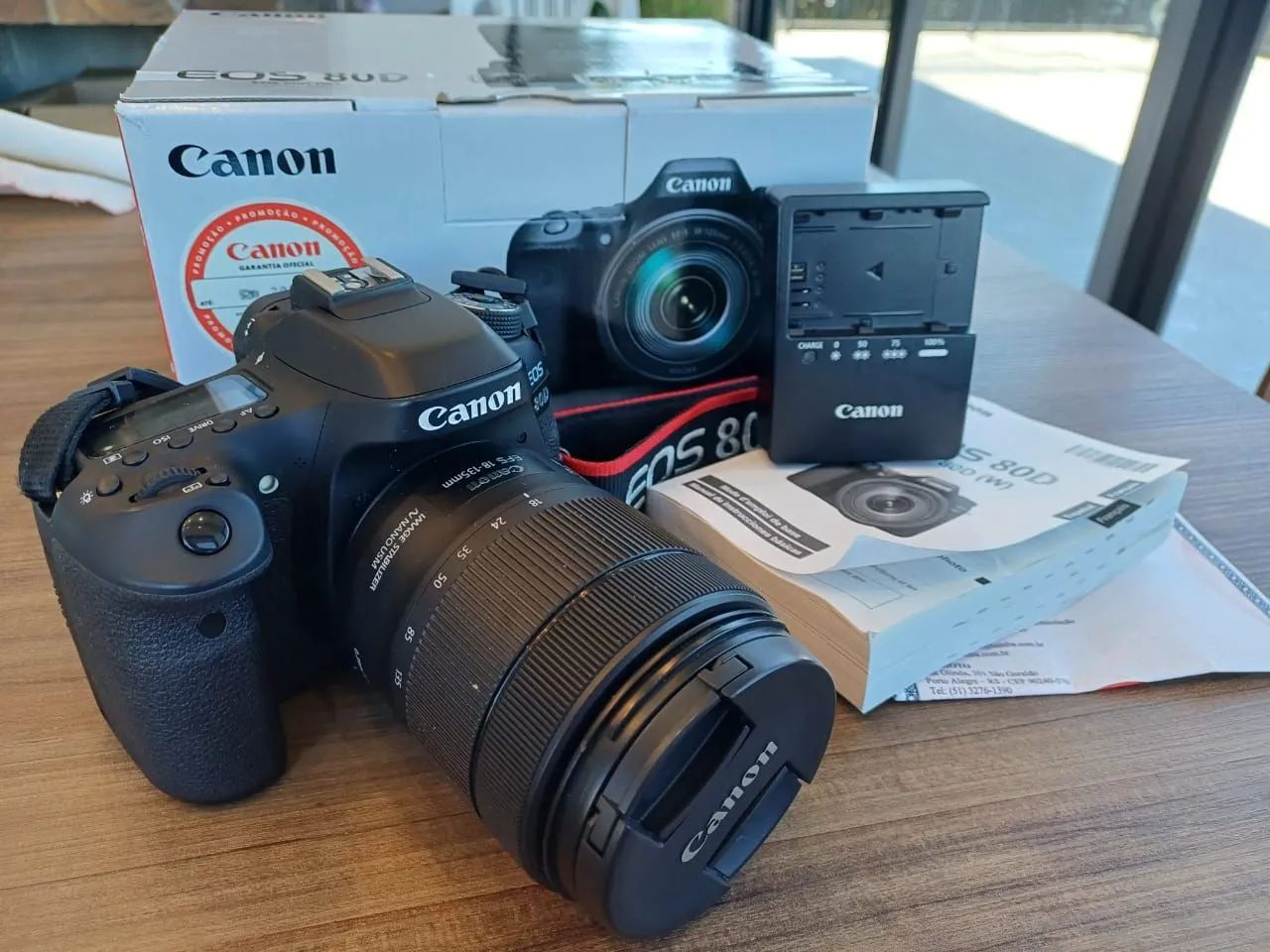 爆買い！ EOS Canon 80D e Câmeras - Novo - 18-135mm Lente com デジタルカメラ