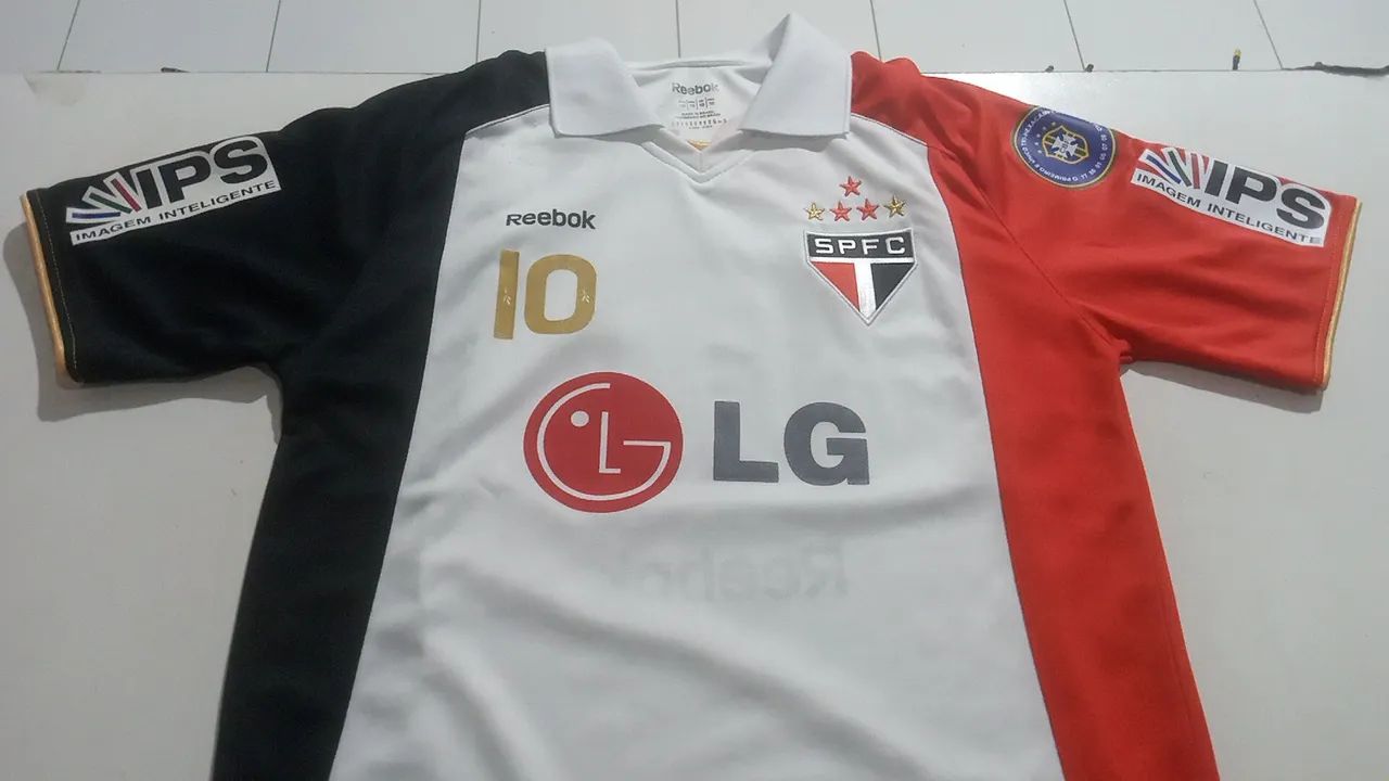 CAMISA SÃO PAULO REEBOK ORIGINAL DA ÉPOCA INFANTIL 