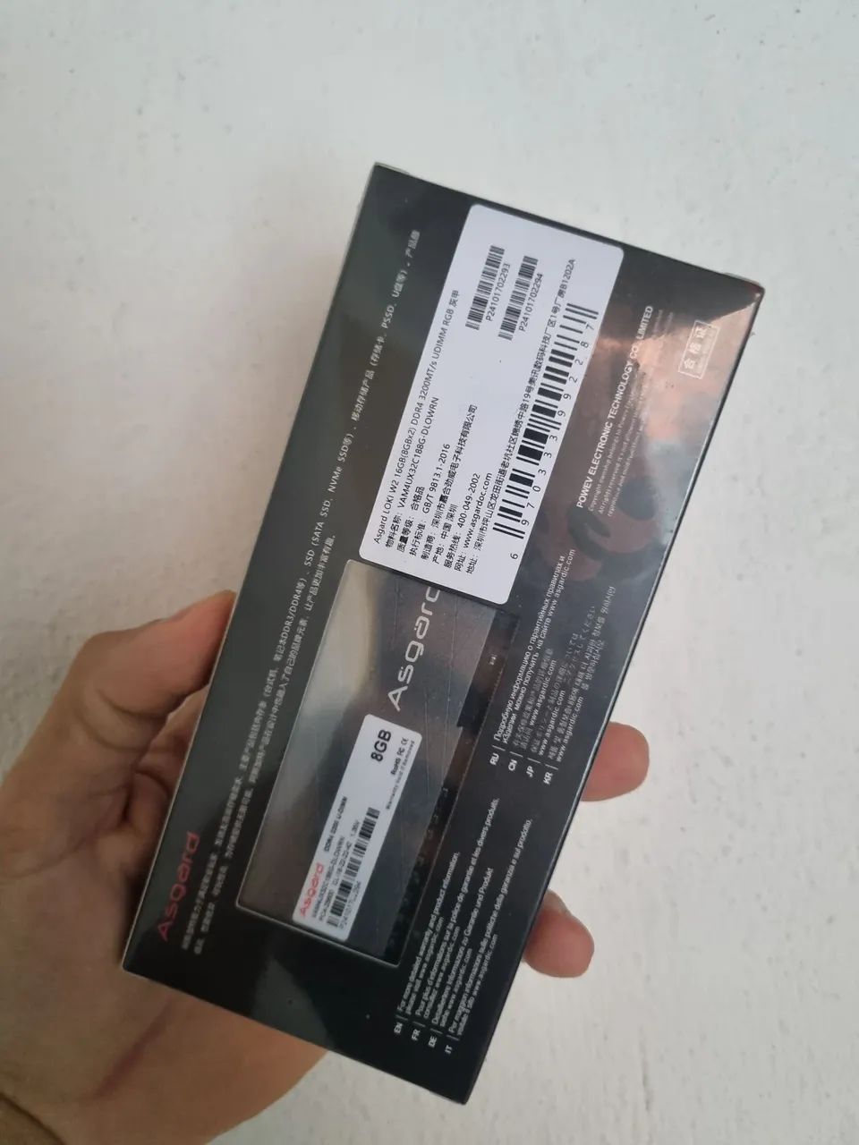 Memória RAM Asgard DDR4 3200MHz 2x8 Rgb 16GB (2x8GB) - XMP 2.0 - Nova - Foto 3