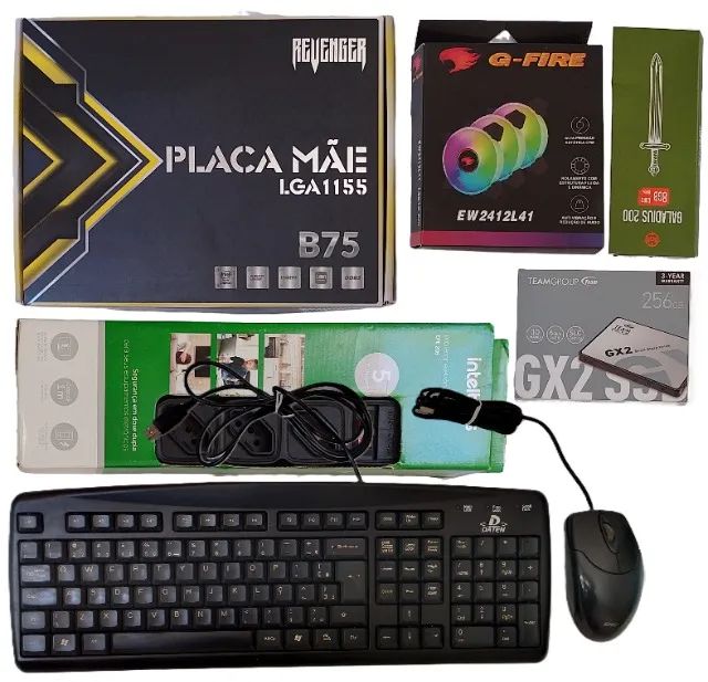 Computador PC Desktop Intel Core i5 3570 Radeon R5 340X 12GB DDR3 SSD 256GB HD 500GB - Foto 5