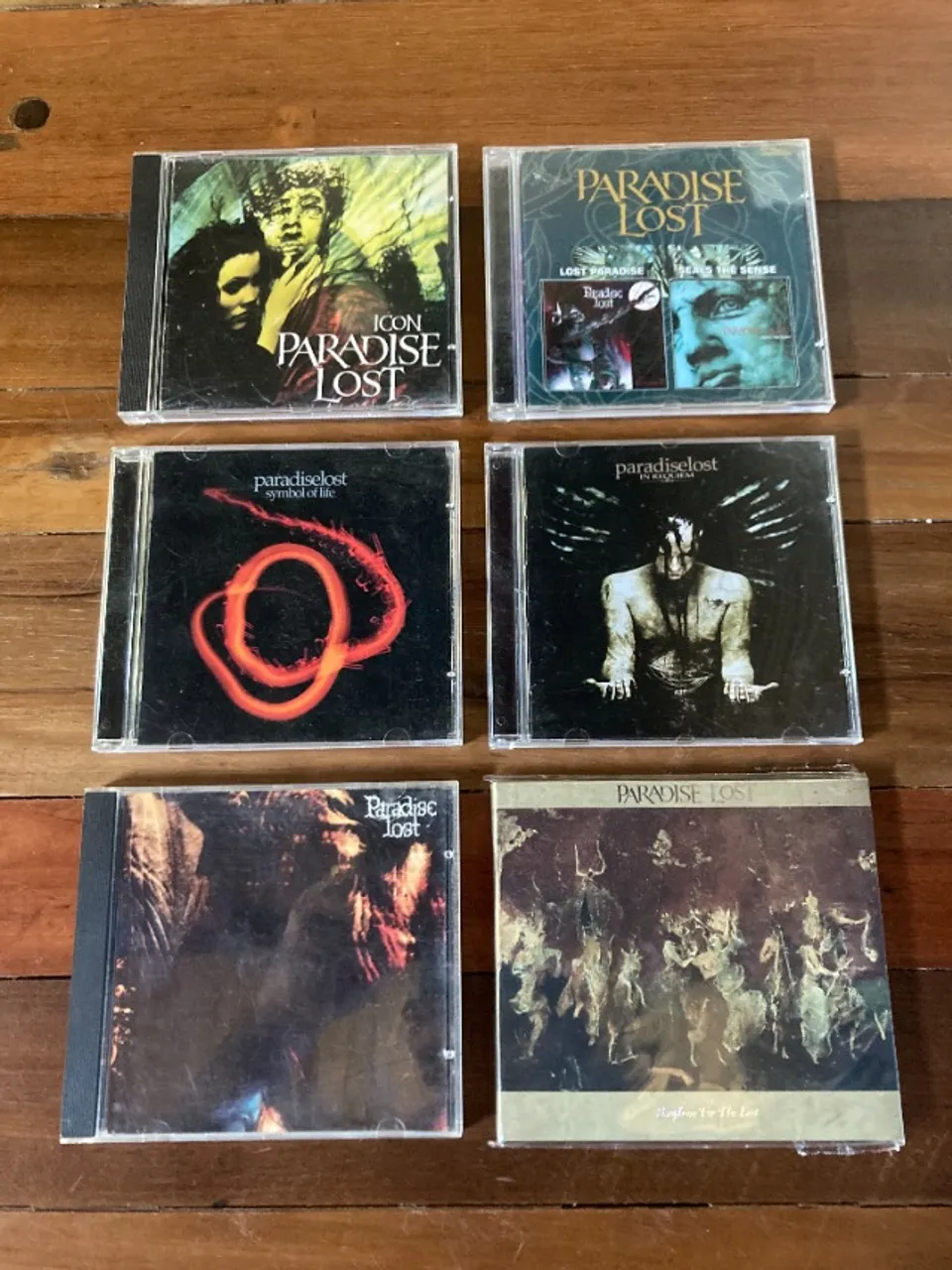 Paradise Lost - Lote c/ 7 CDS + DVD