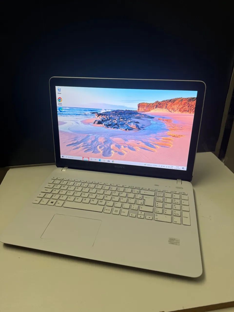 Notebook VAIO branco - impecável - Foto 3