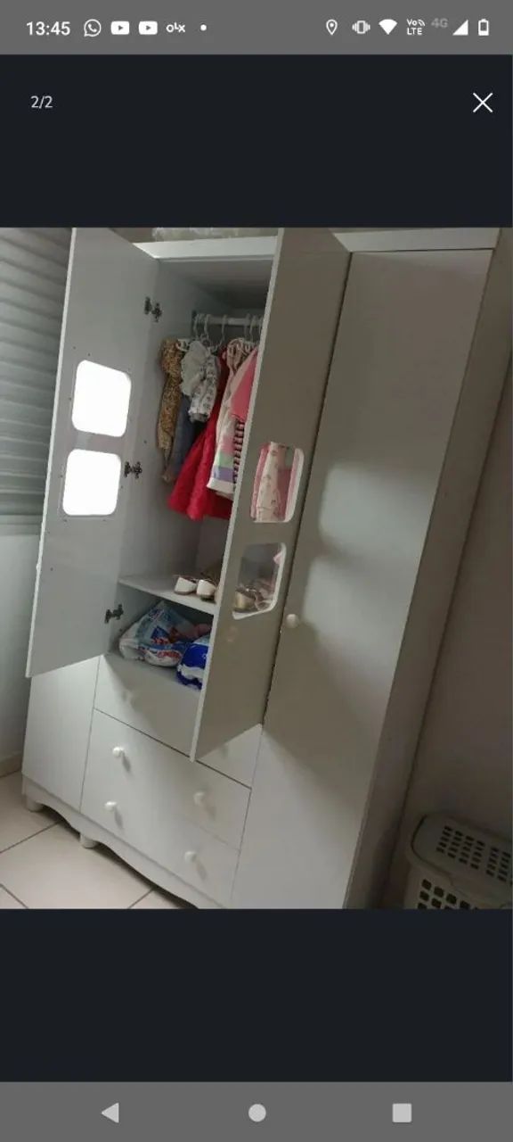 Guarda roupa infantil 