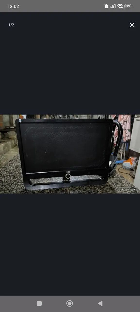 VENDO 2 MONITORES COM DEFEITO  - Foto 3