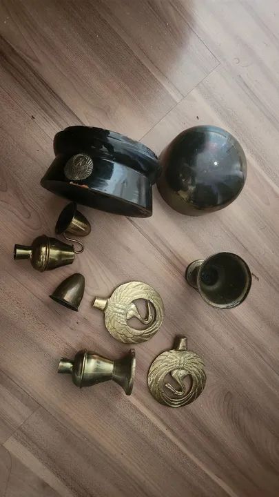 Conjunto de objetos antigos budista - Foto 2
