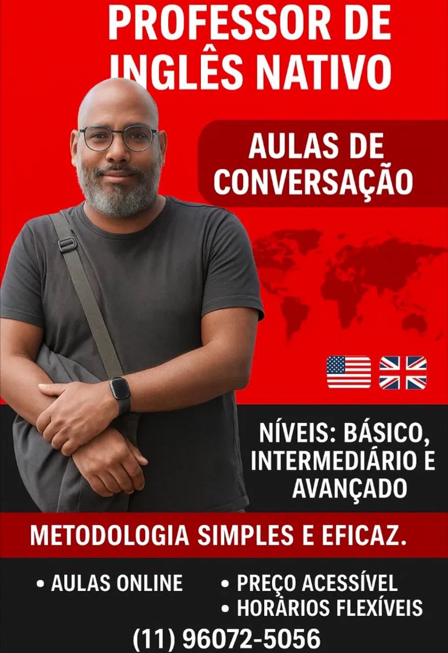 Aulas de Ingles com Professor Nativo/Estados Unidos - Foto 2