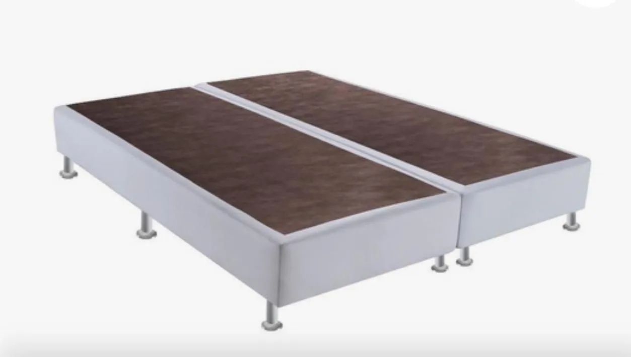 Base para cama box bipartida com design moderno