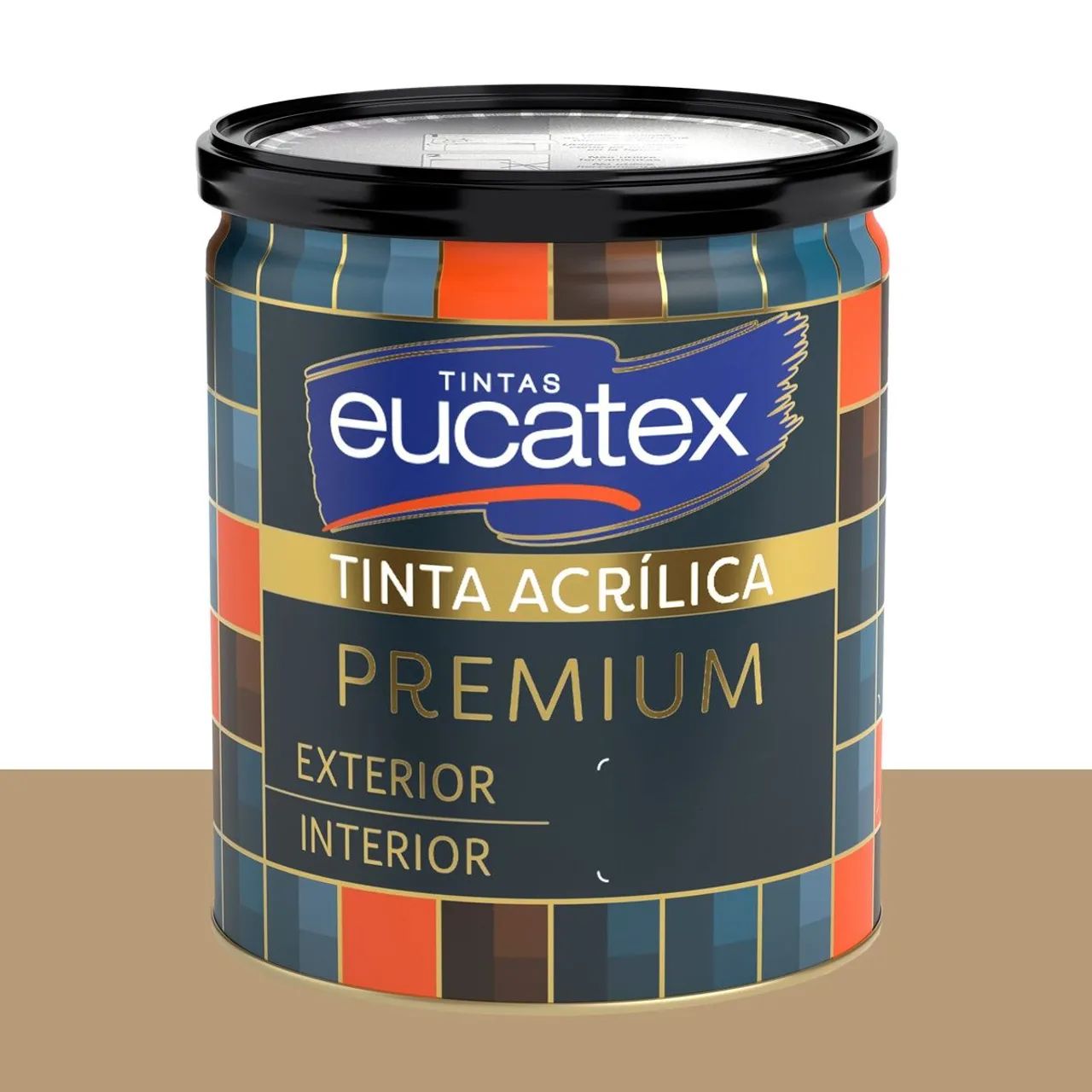 Tinta Acrílica Acetinada Eucatex Favo de Mel 800 ml