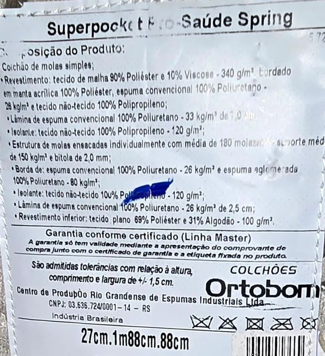 Cama Box de Solteiro Ortobom Pró-Saúde - Foto 6