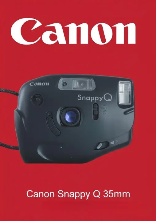  ÚLTIMA PEÇA!!!! Câmera vintage Canon Snappy Q de filme 35 mm (para decoração)