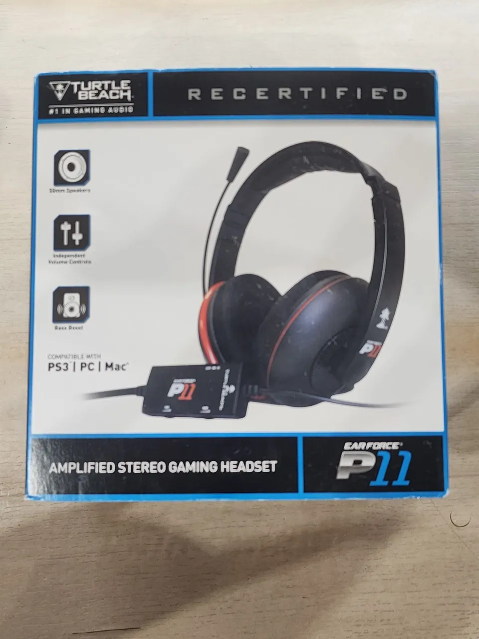 Headset Gamer Turtle Beach Ear Force P11 - Recertificado