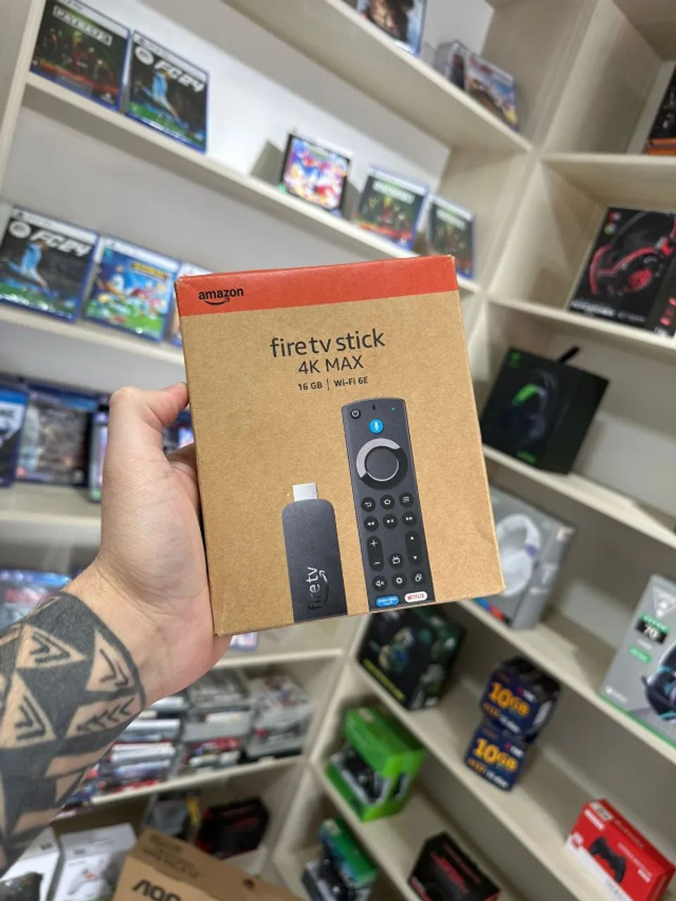 Amazon Fire TV Stick 4K Max - Parcelamento sem Juros, Loja Física
