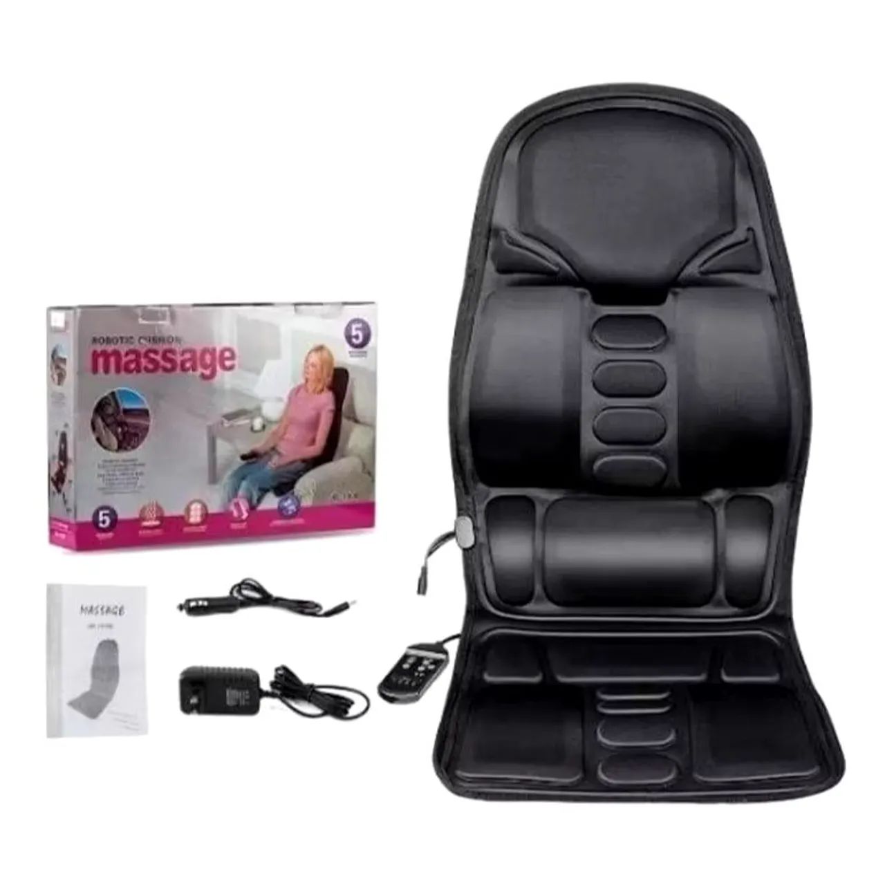 Assento massageador de lombar com aquecimento - Foto 4