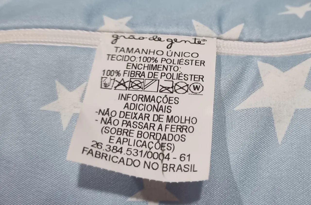 Rolinho Protetor de Berço e Caminha Lápis da Grão de Gente infantil - Foto 3