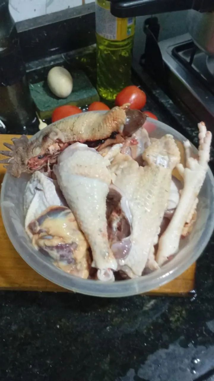 Frango caipira 