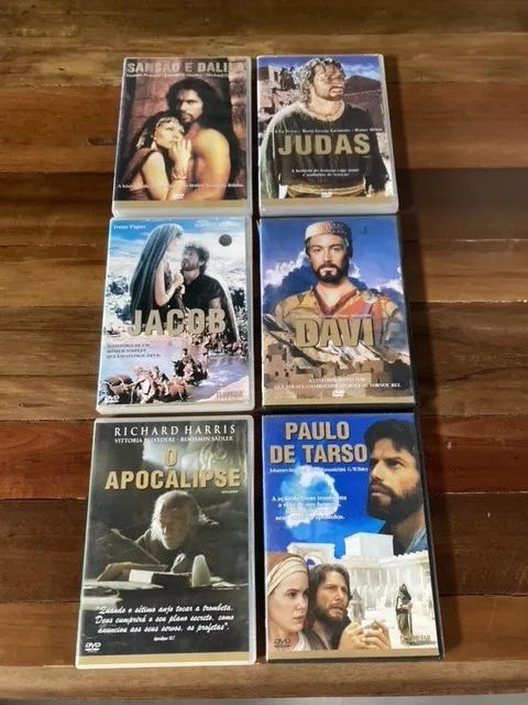 Bíblicos - Lote c/ 6 DVDS