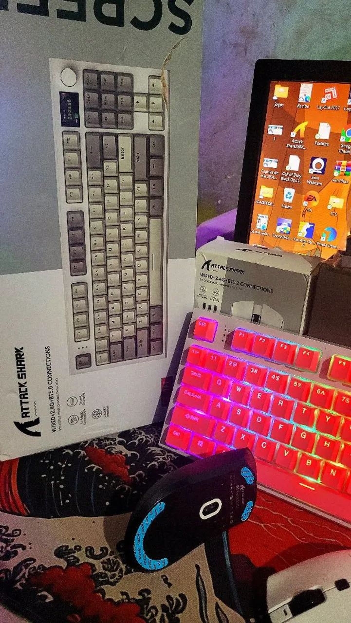 Vendo TECLADOS E MOUSES!!! - Foto 4