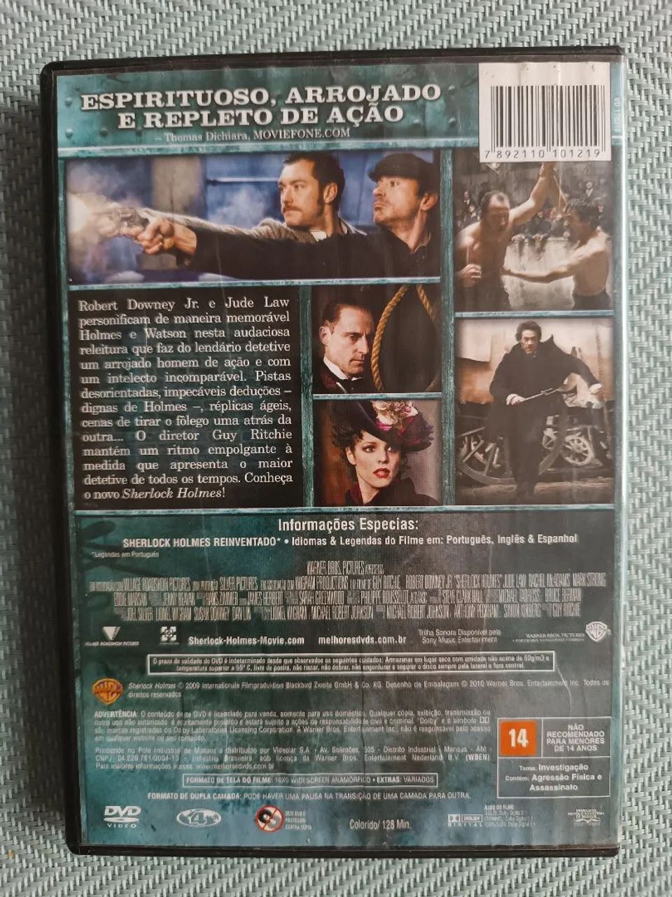 2 DVDs: Animais Fantásticos e Sherlock Holmes - Foto 2