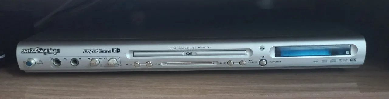 DVD Player Britânia Image Game USB