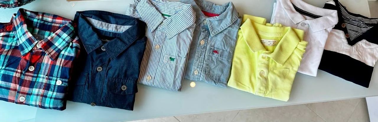 Blusas e camisetas infantis 24 meses - 2 anos - Gap, Zara, Carters, Calvin Klein