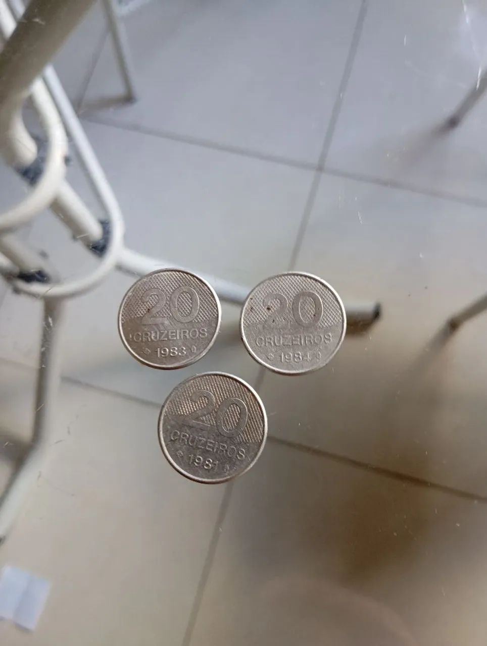 Moedas 20 Cruzeiros 1981,1983,1984 - Foto 5