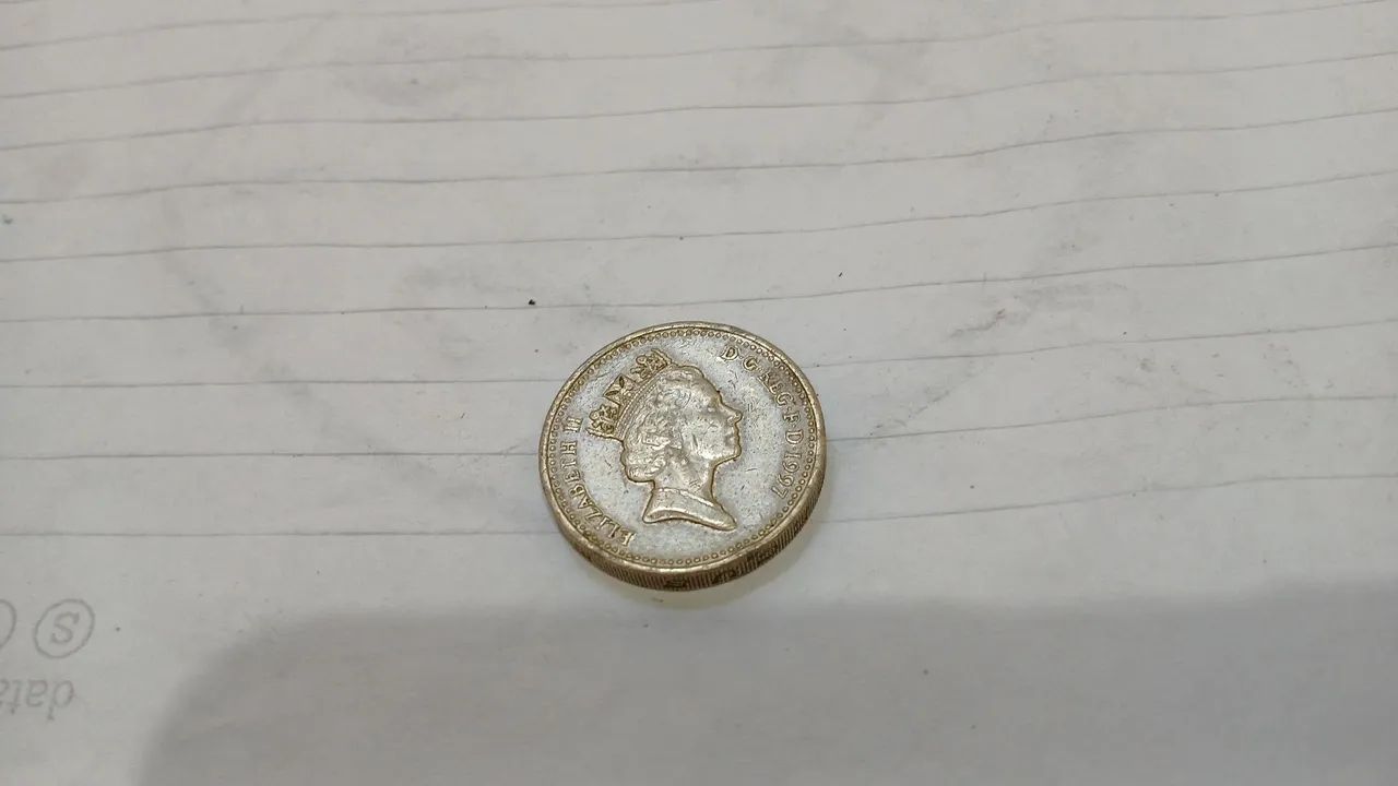 Moeda de 1 Libra Inglesa - Foto 2