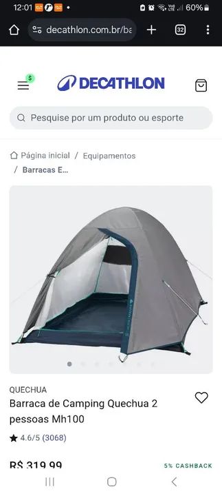 Barraca Quechua para 2 pessoas - Foto 3