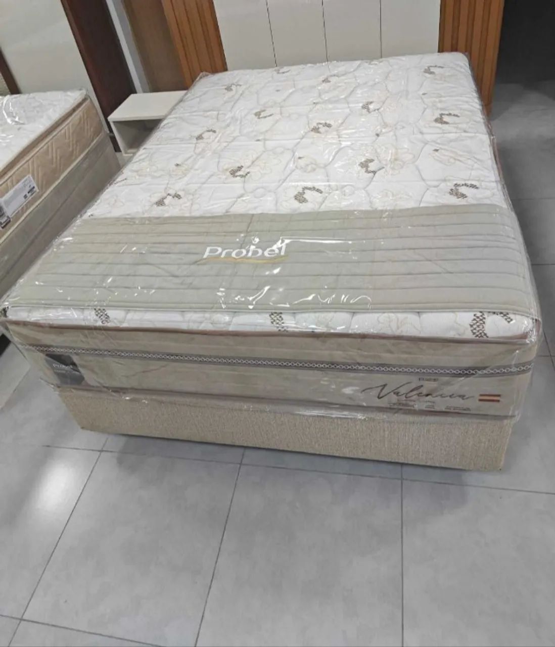 Cama Box Casal Valencia Molas Ensacadas 138x188x030cm Probel Novo entregamos - Foto 2