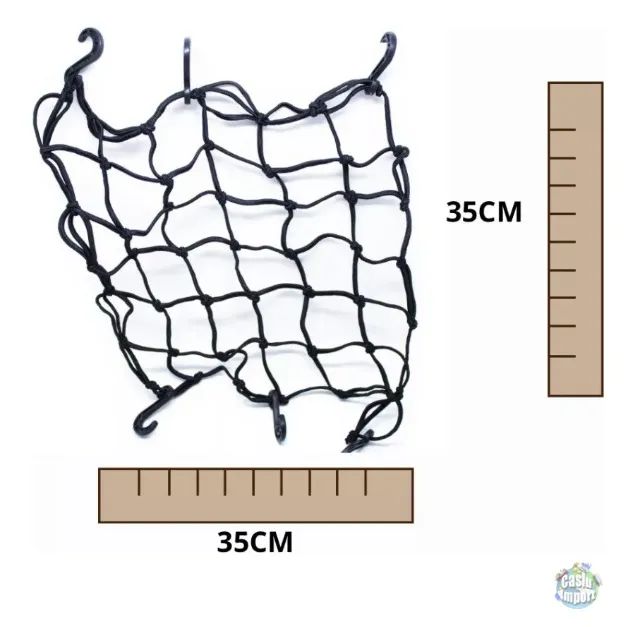 Rede elástica aranha para moto bagageiro - Foto 3