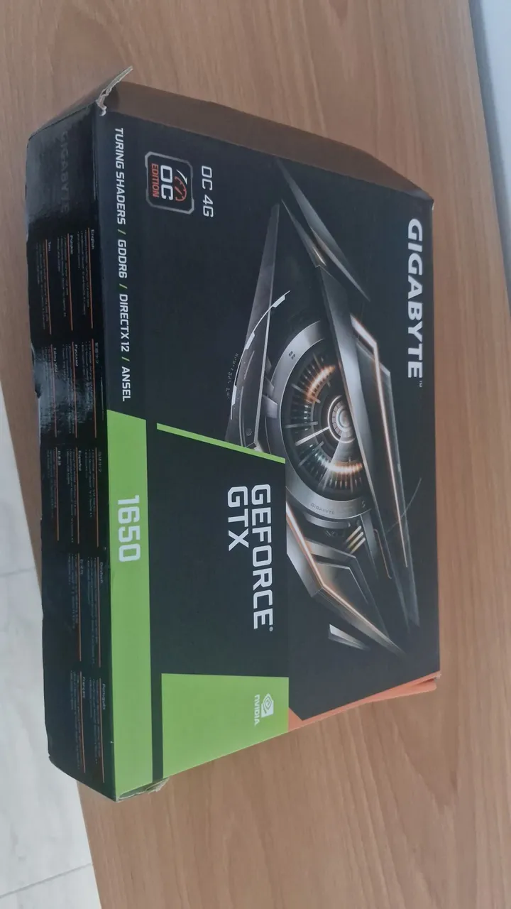 Placa de Vídeo Gigabyte GeForce GTX 1650 OC 4G