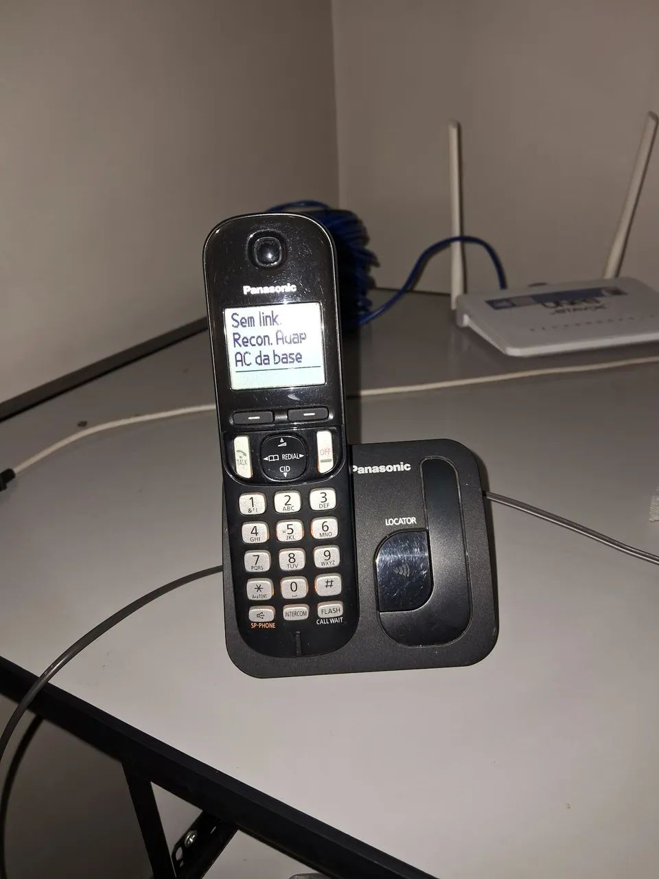 Telefone sem fio panasonic usado