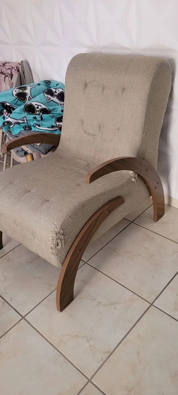 Poltrona de linho 64961624251137121