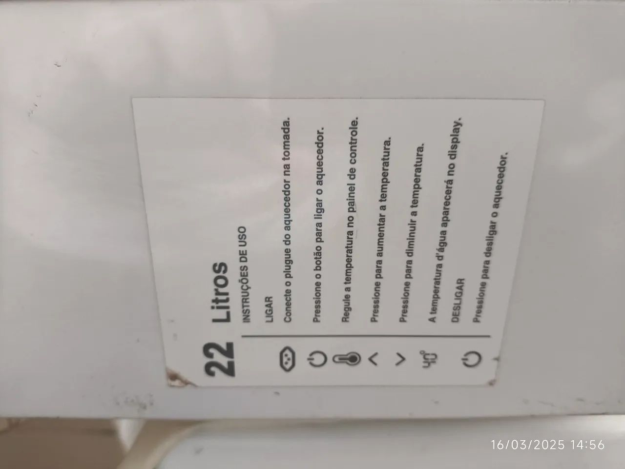 Aquecedor Gas Rheem 22lts - Foto 2