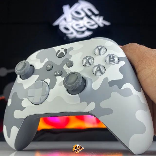 Controle Xbox Series S/X Arctic Camo - Microsoft | Design Camuflado Exclusivo! - Foto 4