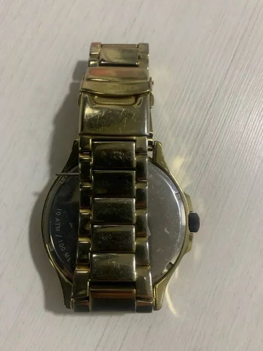 Relógio Quiksilver Masculino Dourado - Foto 3
