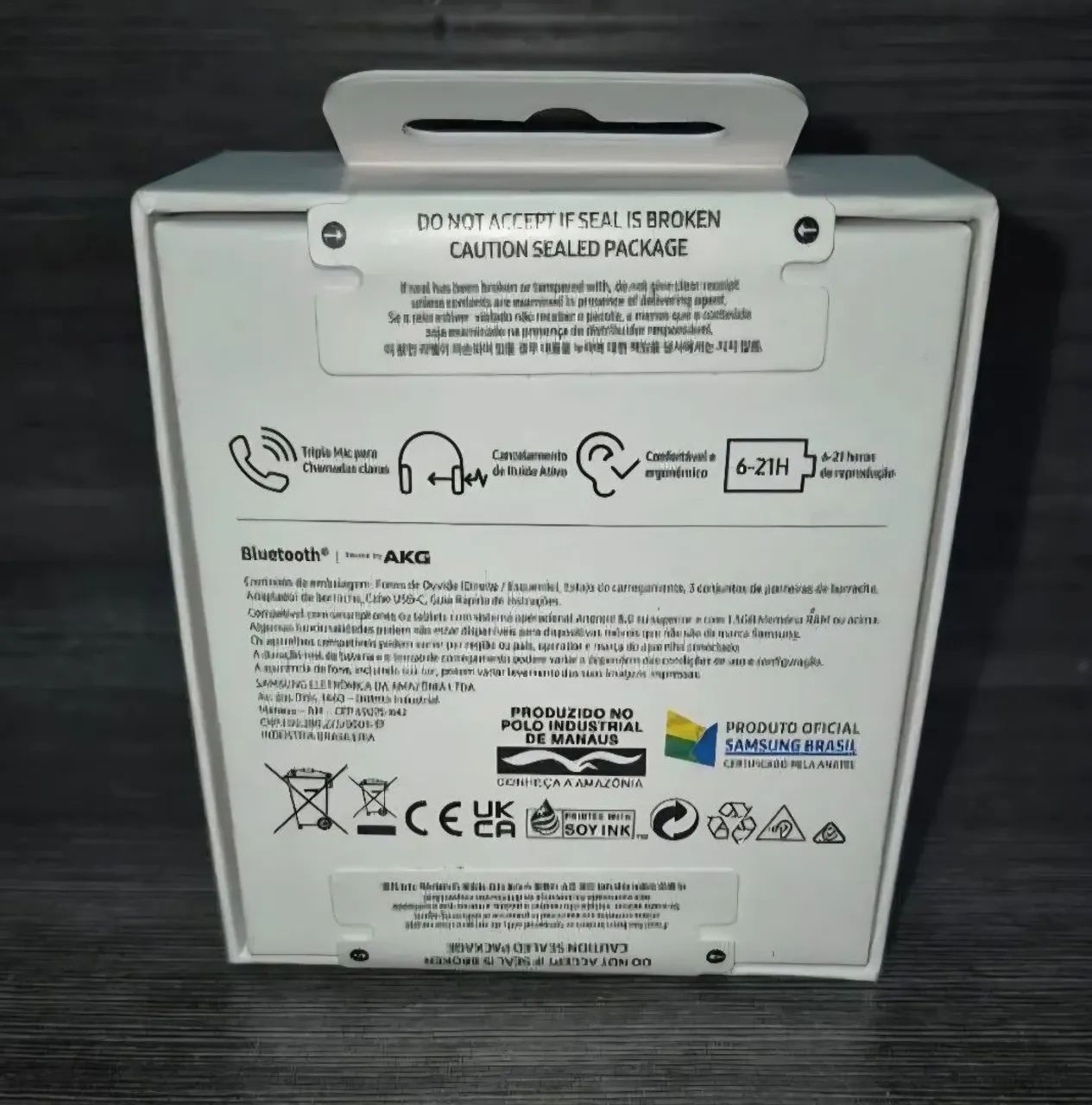 Fone de Ouvido Buds Fe Samsung Novo Lacrado Caixa Anatel Nacional