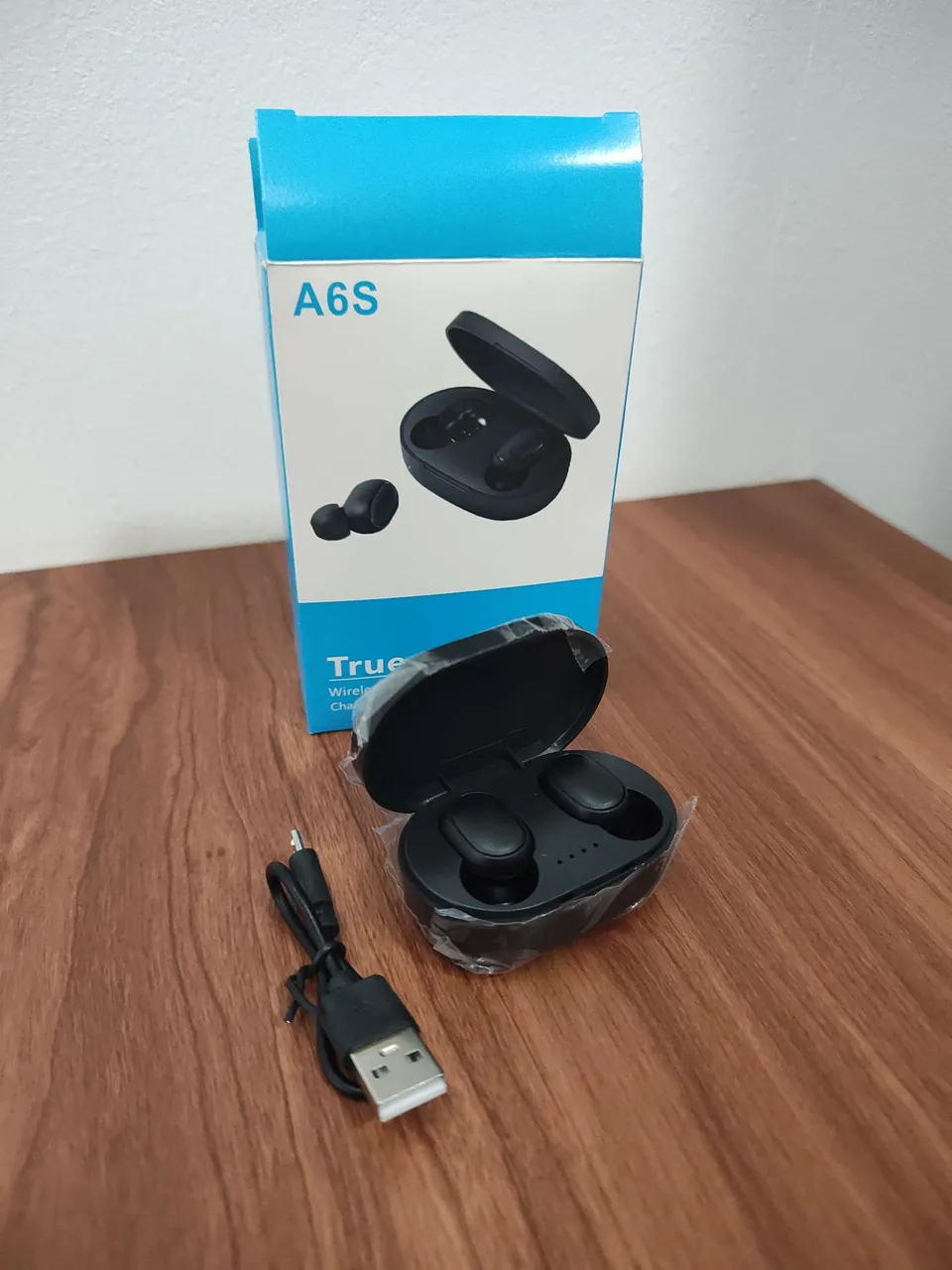Fone de ouvido A6S TWS - Bluetooth