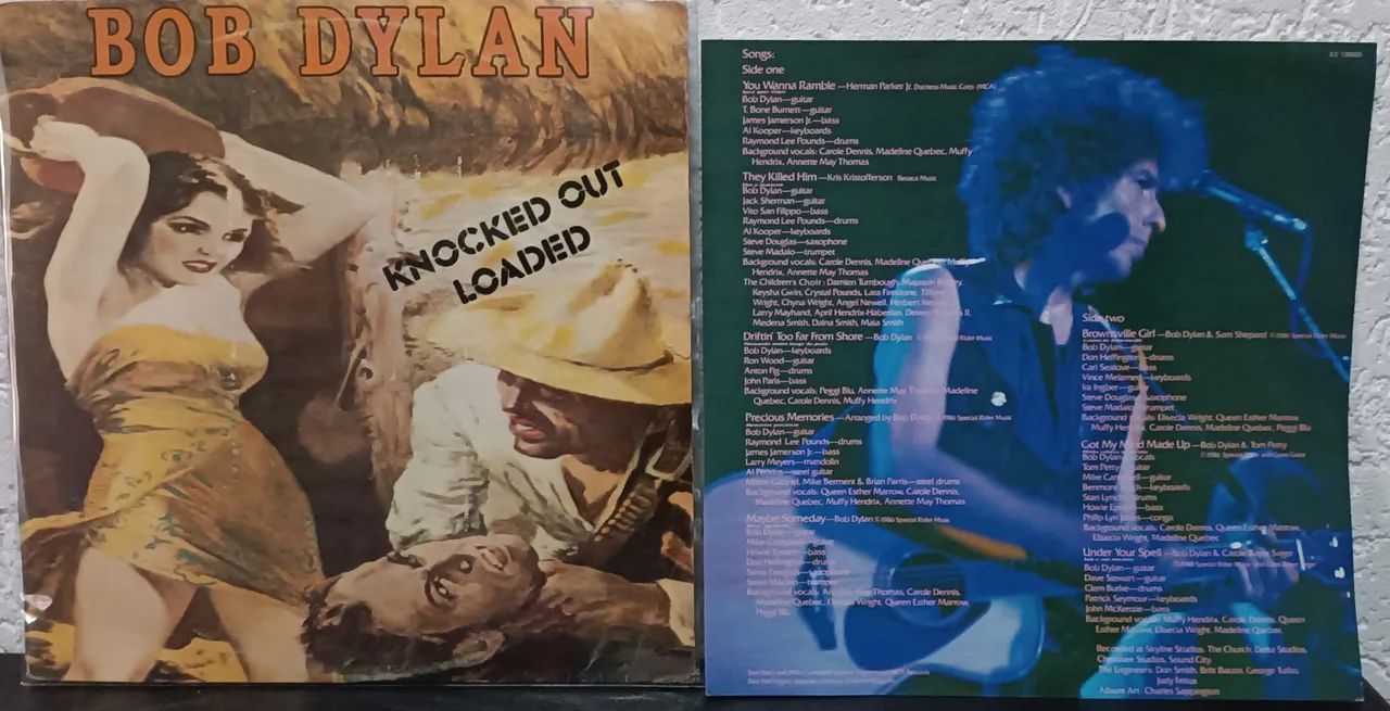LP Bob Dylan - Knocked Out Loaded - Foto 4