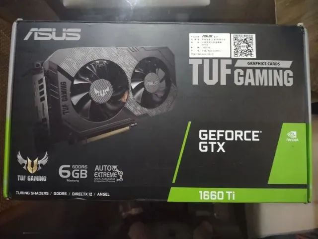 Placa de Vídeo ASUS GeForce GTX 1660 Ti TUF Gaming 6GB GDDR6