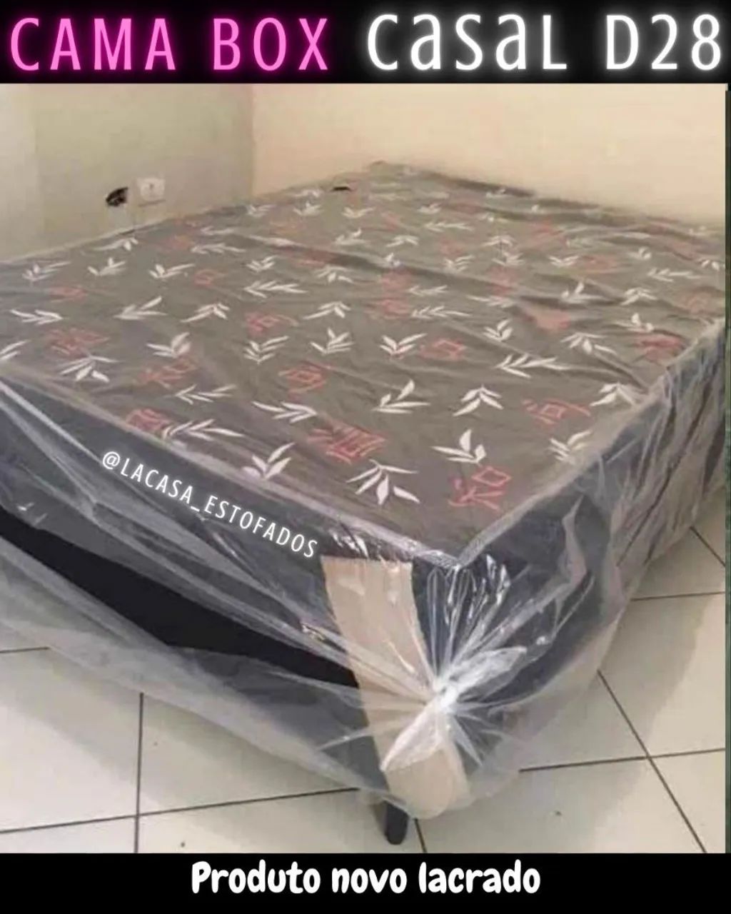 Cama box casal 