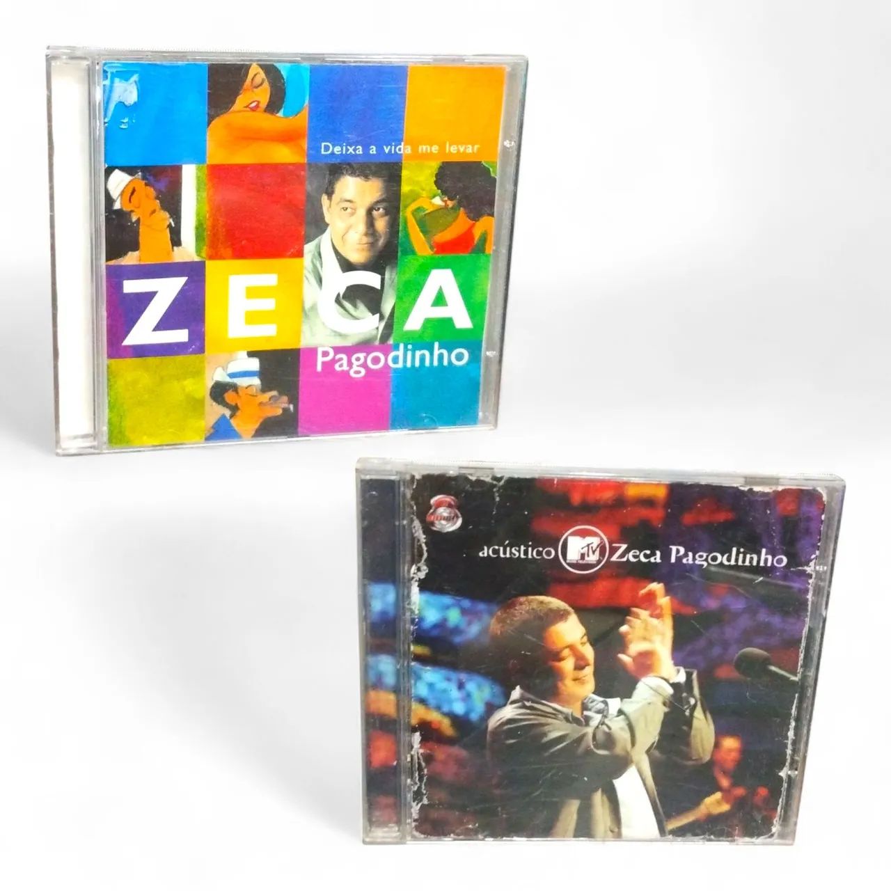LOTE 2 CDs Zeca Pagodinho (Deixa a vida me levar + Acústico MTV) ?